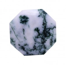 Moss agate 22x22mm octagon Cabochon 