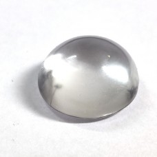 Crystal quartz 15mm round cabochon 10.0 cts