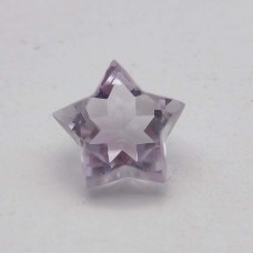 Natural Pink Amethyst 10mm star cut 3.3 cts
