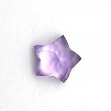 Natural Purple Amethyst 10mm star cut 3.36 cts