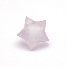 Natural Rose quartz 10mm star cut 3.06 cts