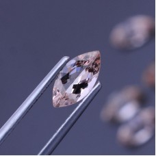 Natural Peach morganite 10x5mm Marquise facet 0.98 cts