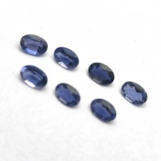 Natural Iolite 6x4mm Oval facet 0.4 cts