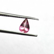Pink Tourmaline 6x4mm Pear Cut 0.39 cts