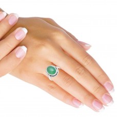 Green Onyx Classic Designs 925 sterling Silver Rings